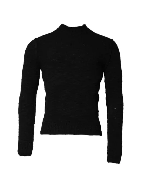 Dolce & Gabbana textured-knit mock-neck sweater