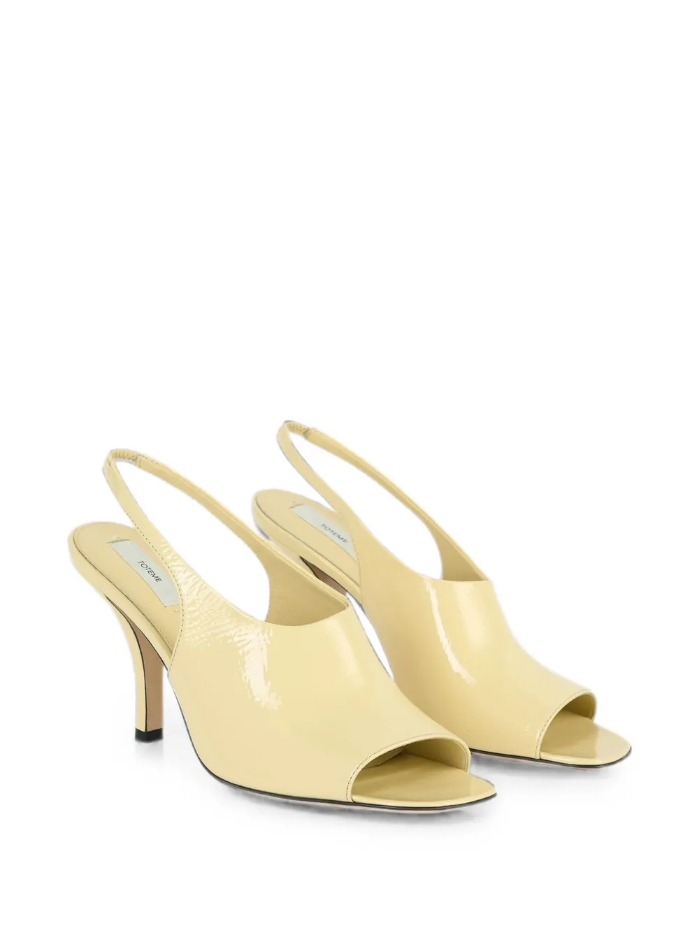 TOTEME Contour slingback mules Geel