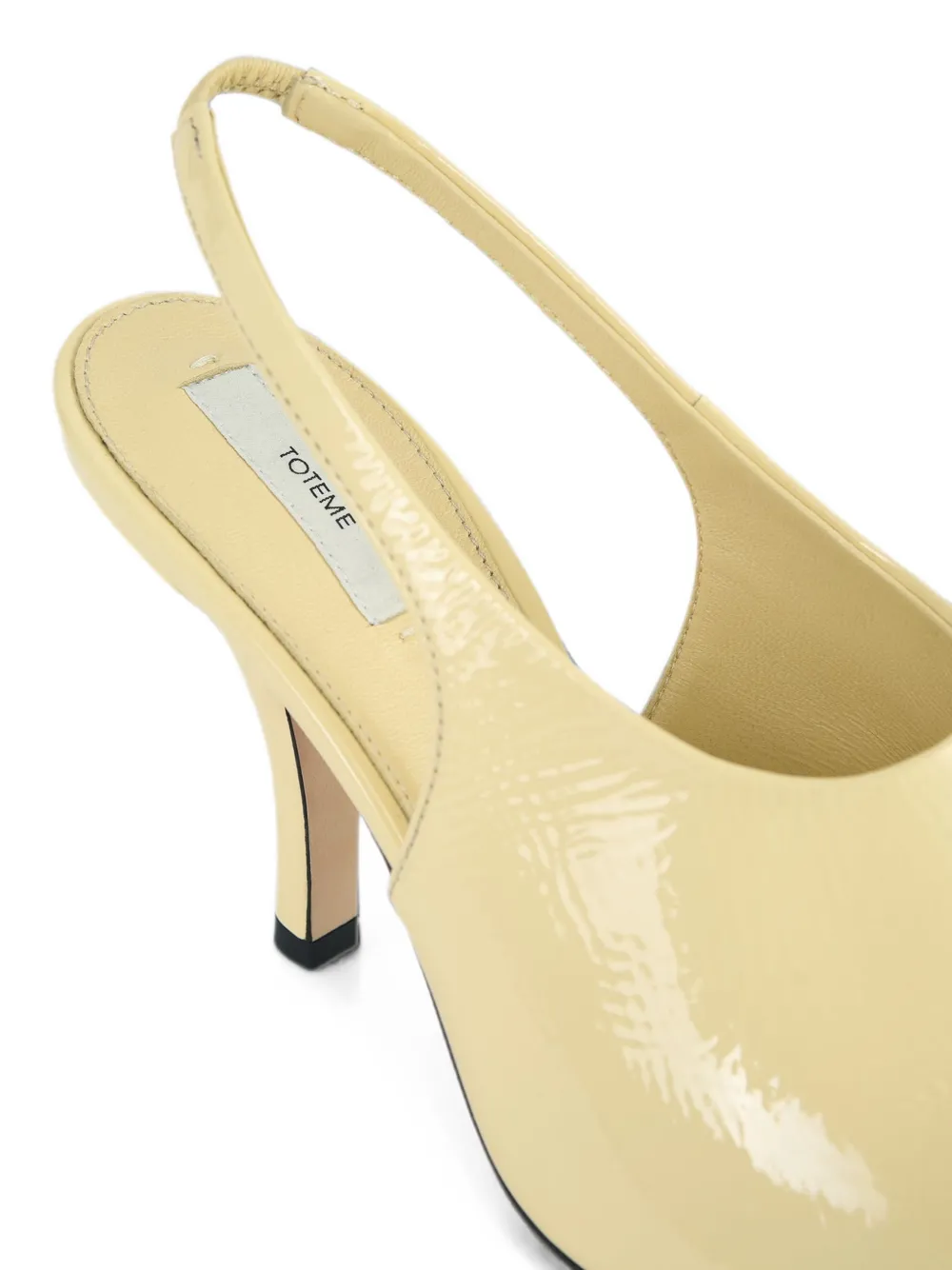 TOTEME Contour slingback mules Geel