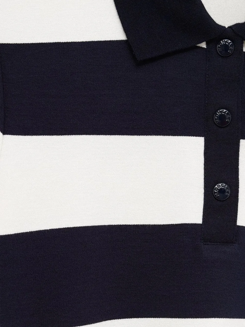 Moncler Poloshirt met logopatch Blauw