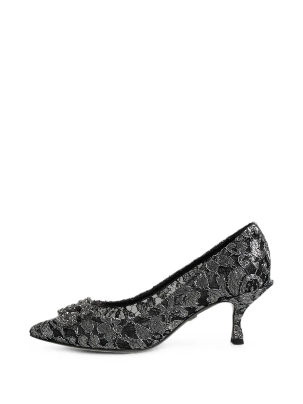 Dolce & Gabbana Amore pumps verfraaid met kristallen Zilver