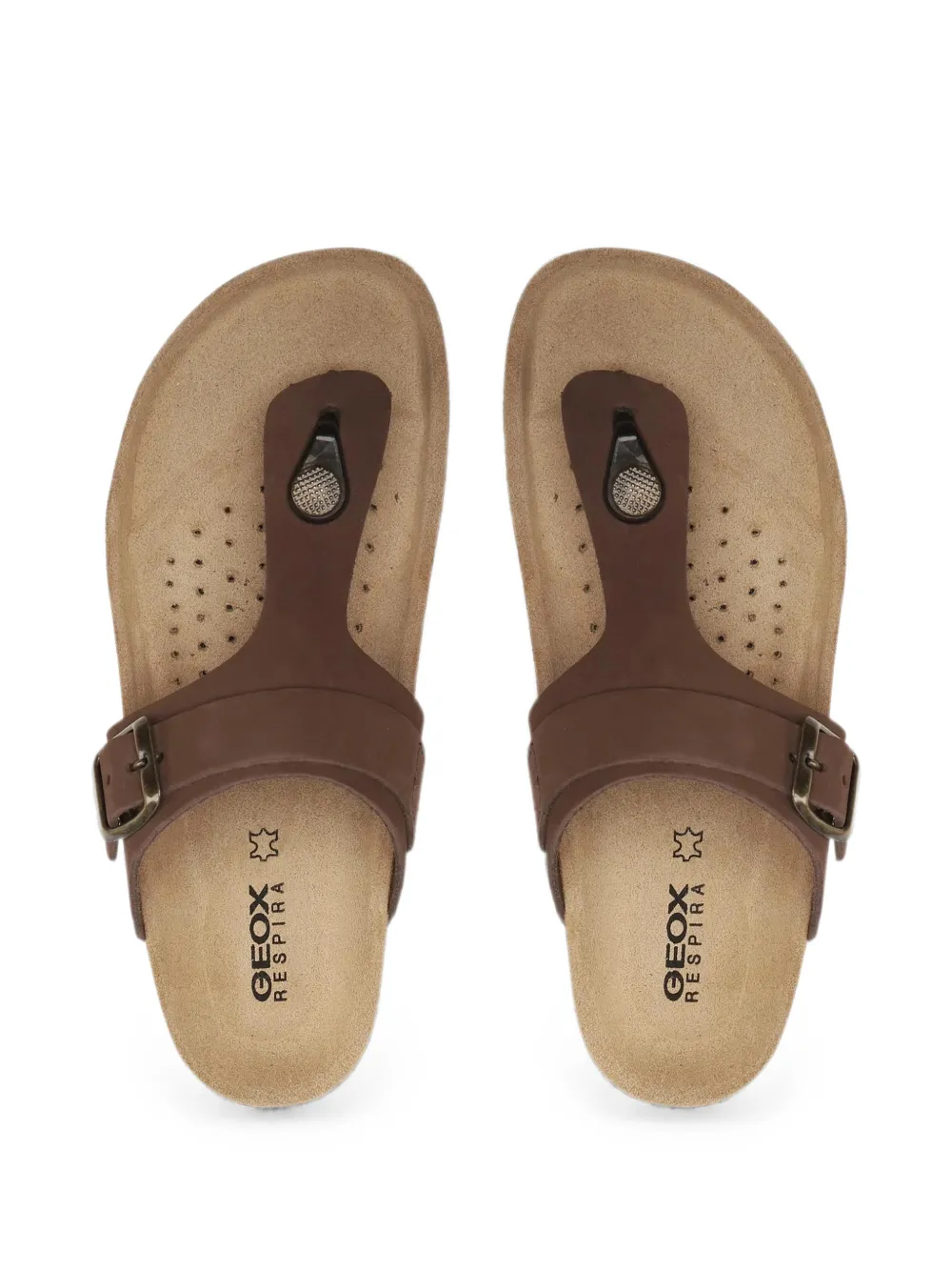 Geox buckle-fastening thong flip flops Bruin
