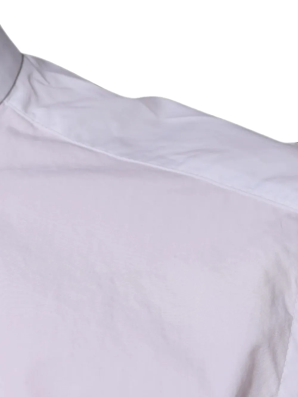 Dolce & Gabbana Martini overhemd met asymmetrische knoop Wit