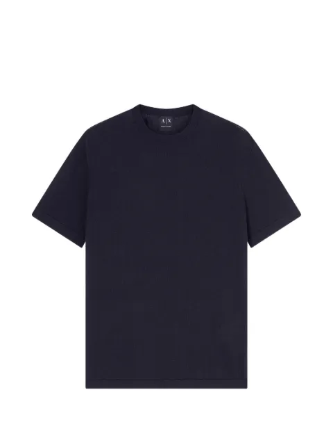 Armani Exchange textured-knit T-shirt