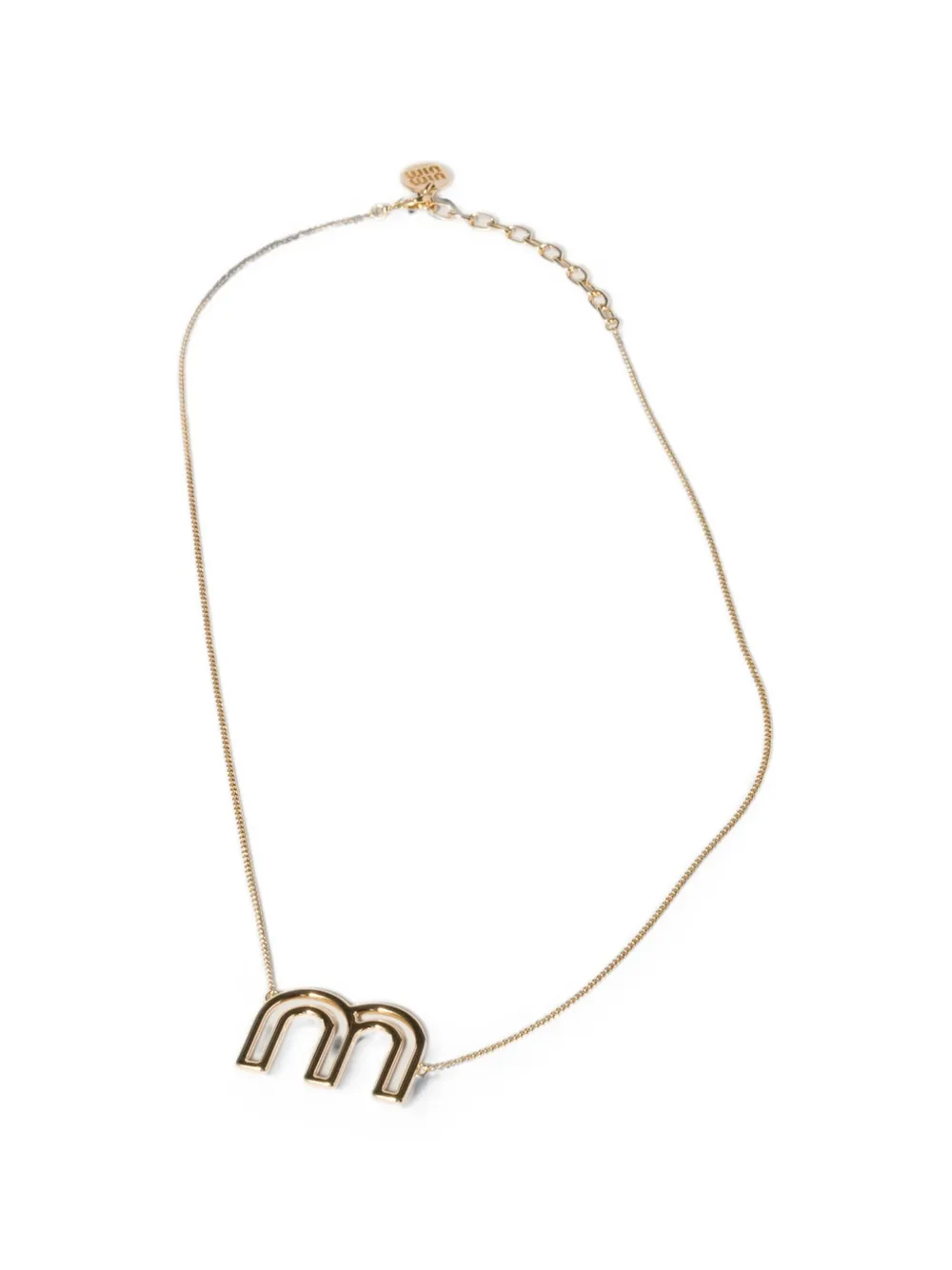 Miu Miu metal necklace - Gold