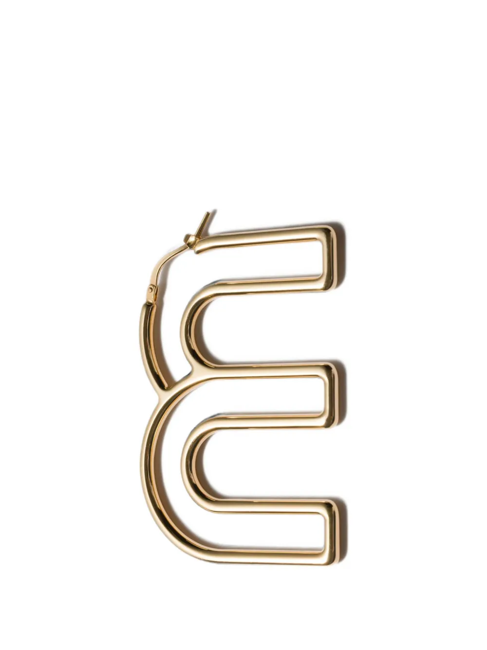 Miu Miu single metal earring - Gold