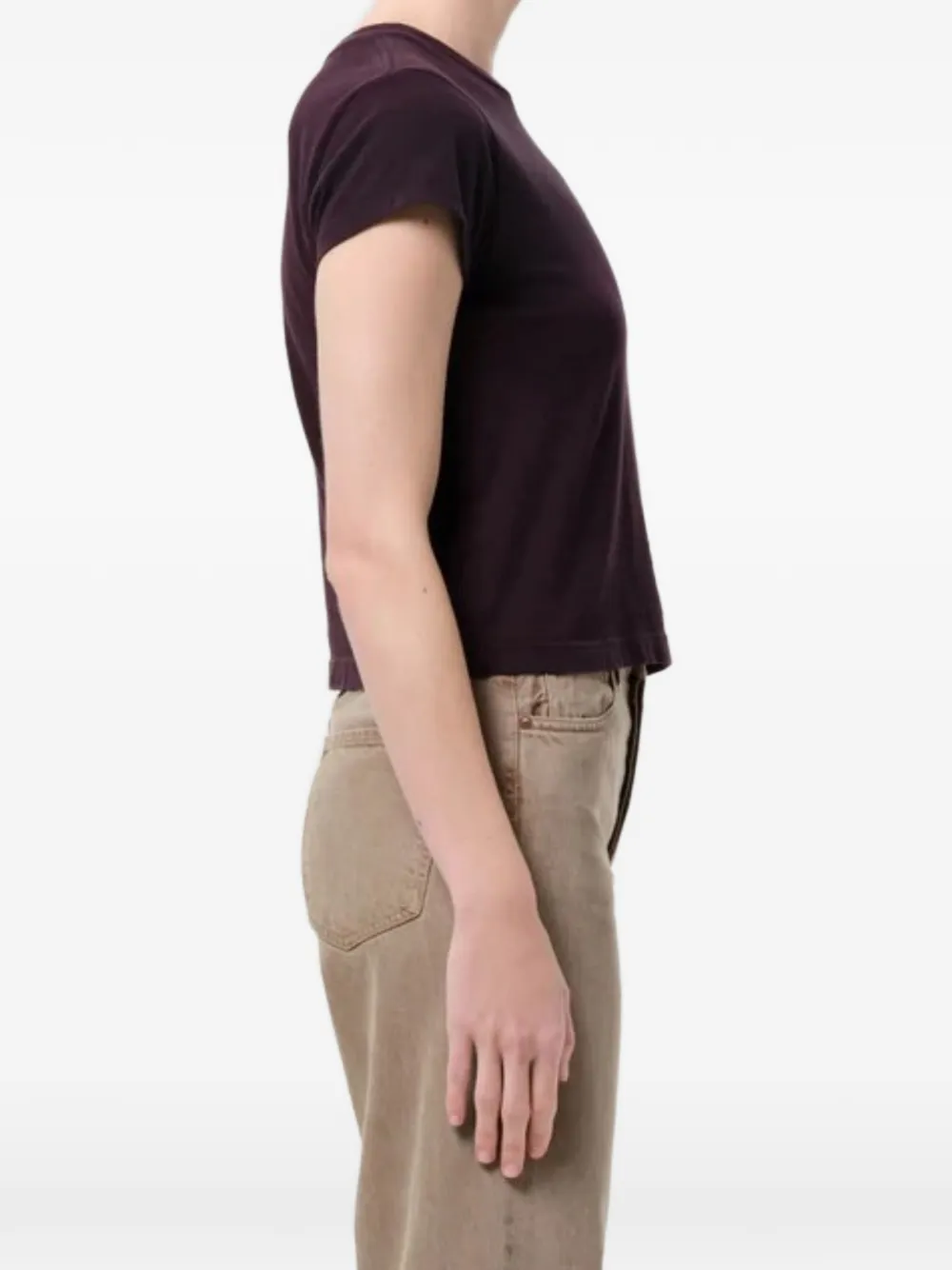 AGOLDE Adine T-shirt Bruin