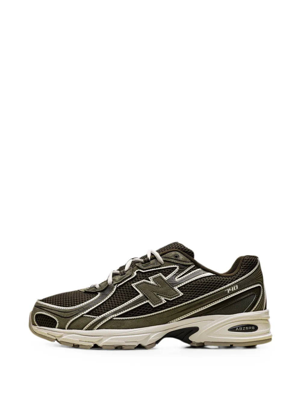 New Balance 740 sneakers met mesh vlak Groen