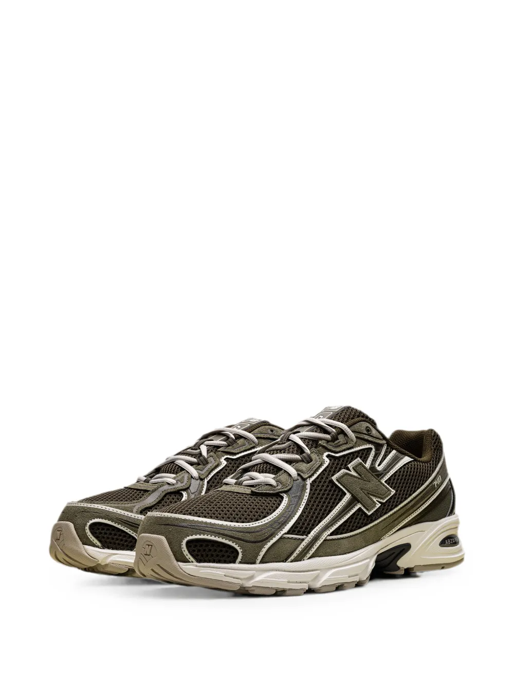 New Balance 740 sneakers met mesh vlak Groen