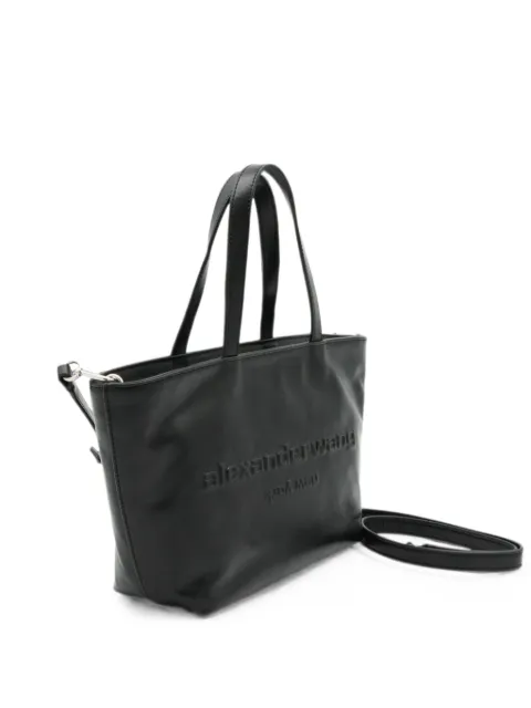 Alexander Wang embossed-logo leather tote bag