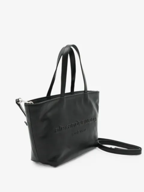 Alexander Wang embossed-logo leather tote bag