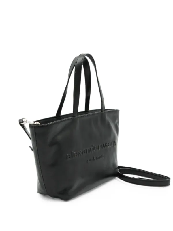 Alexander Wang Punch Small Tote Crossbody in Black