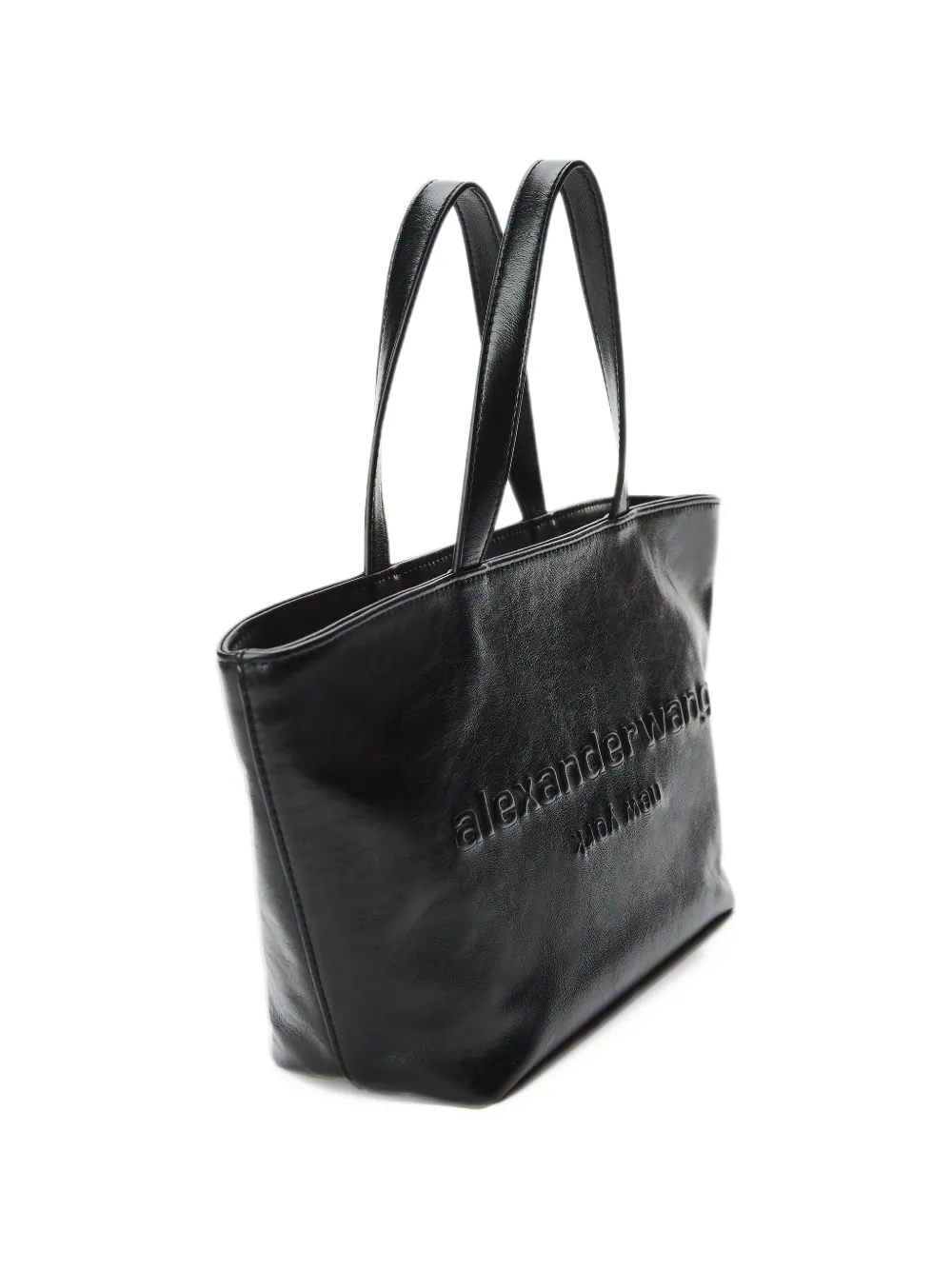 Alexander Wang Leren shopper Zwart