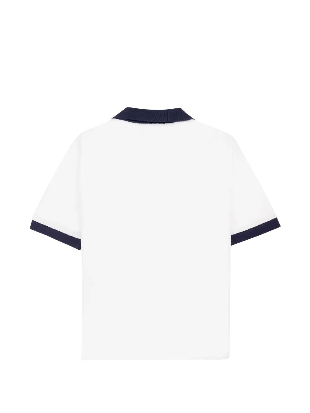 Sporty & Rich Signature Logo badstof T-shirt Wit