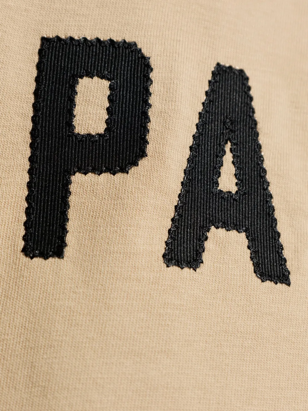 Givenchy Katoenen T-shirt met Paris-borduurwerk Beige