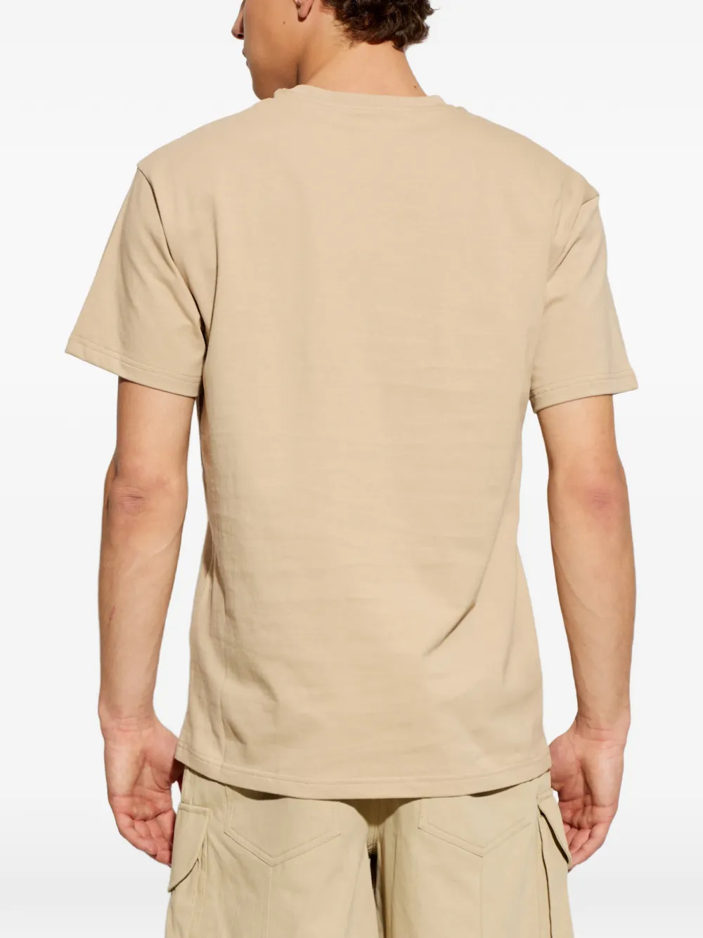 Givenchy Katoenen T-shirt met Paris-borduurwerk Beige