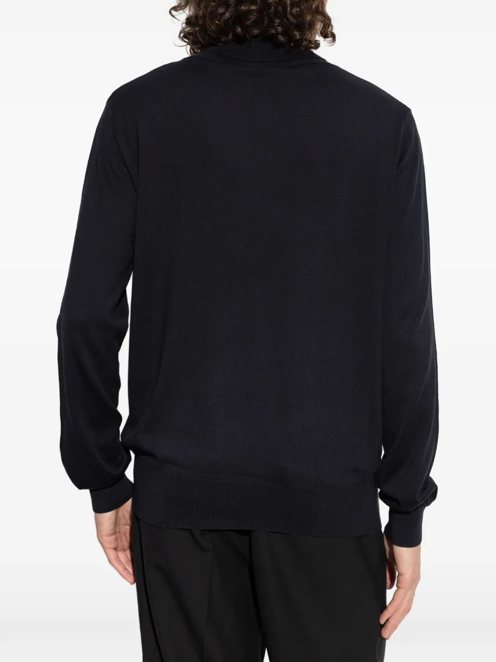 Balmain Coltrui met geborduurd logo Blauw