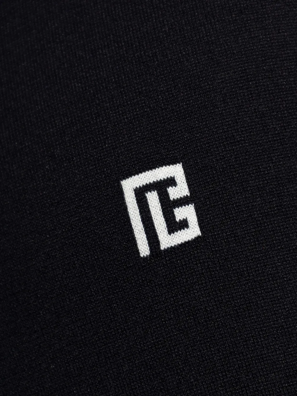 Balmain Coltrui met geborduurd logo Blauw