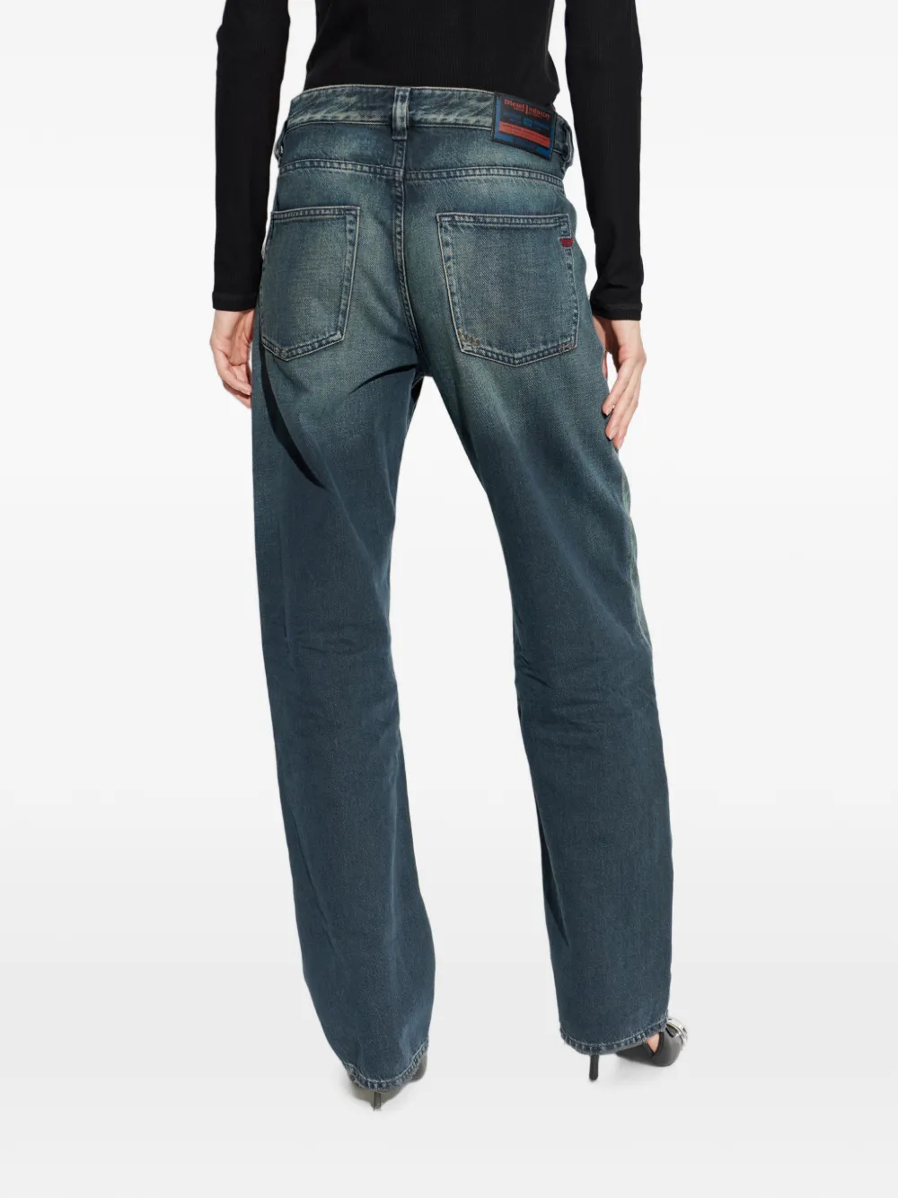 Diesel 1988 D-Ark gerafelde jeans Blauw