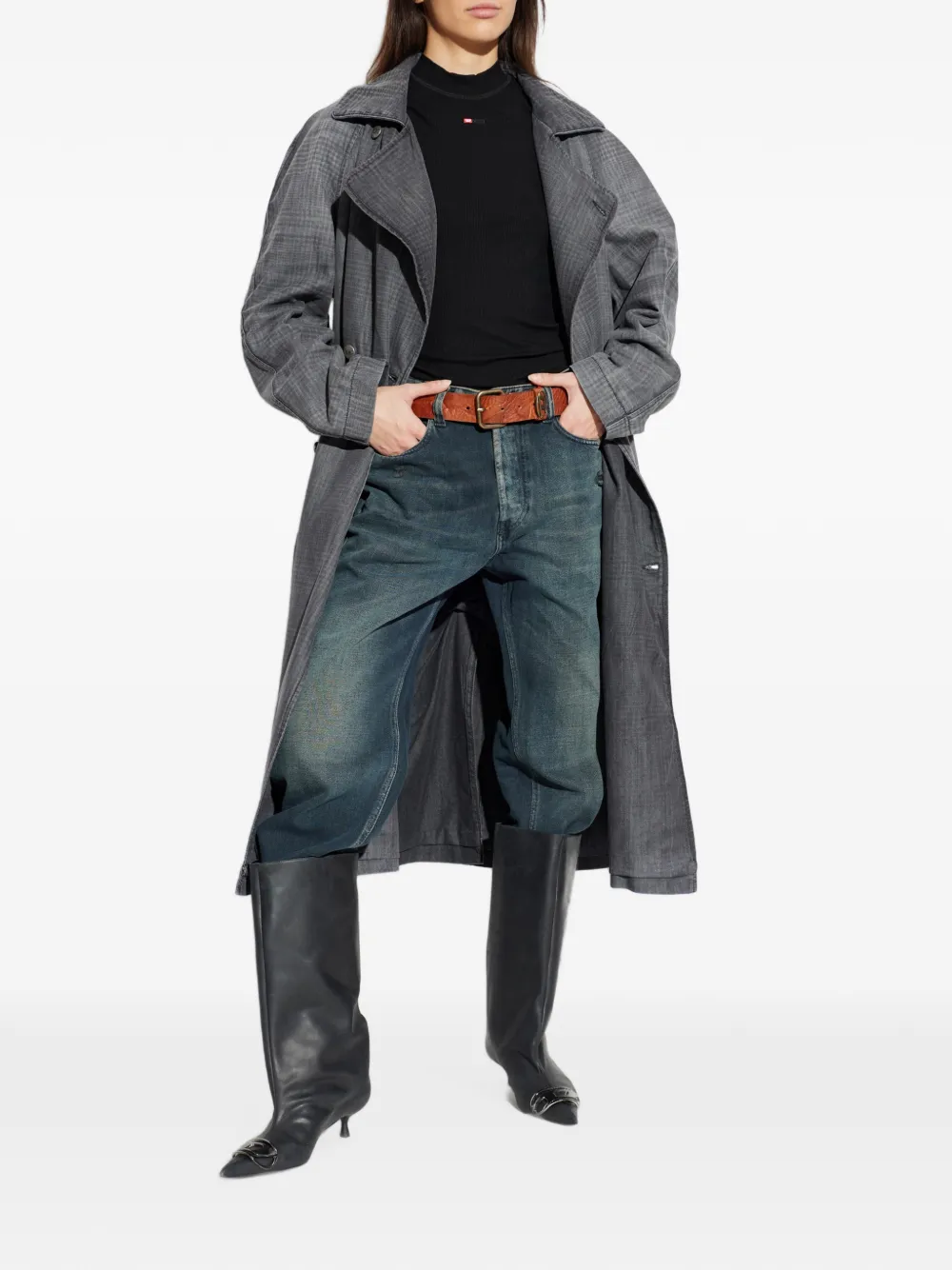 Diesel 1988 D-Ark gerafelde jeans Blauw