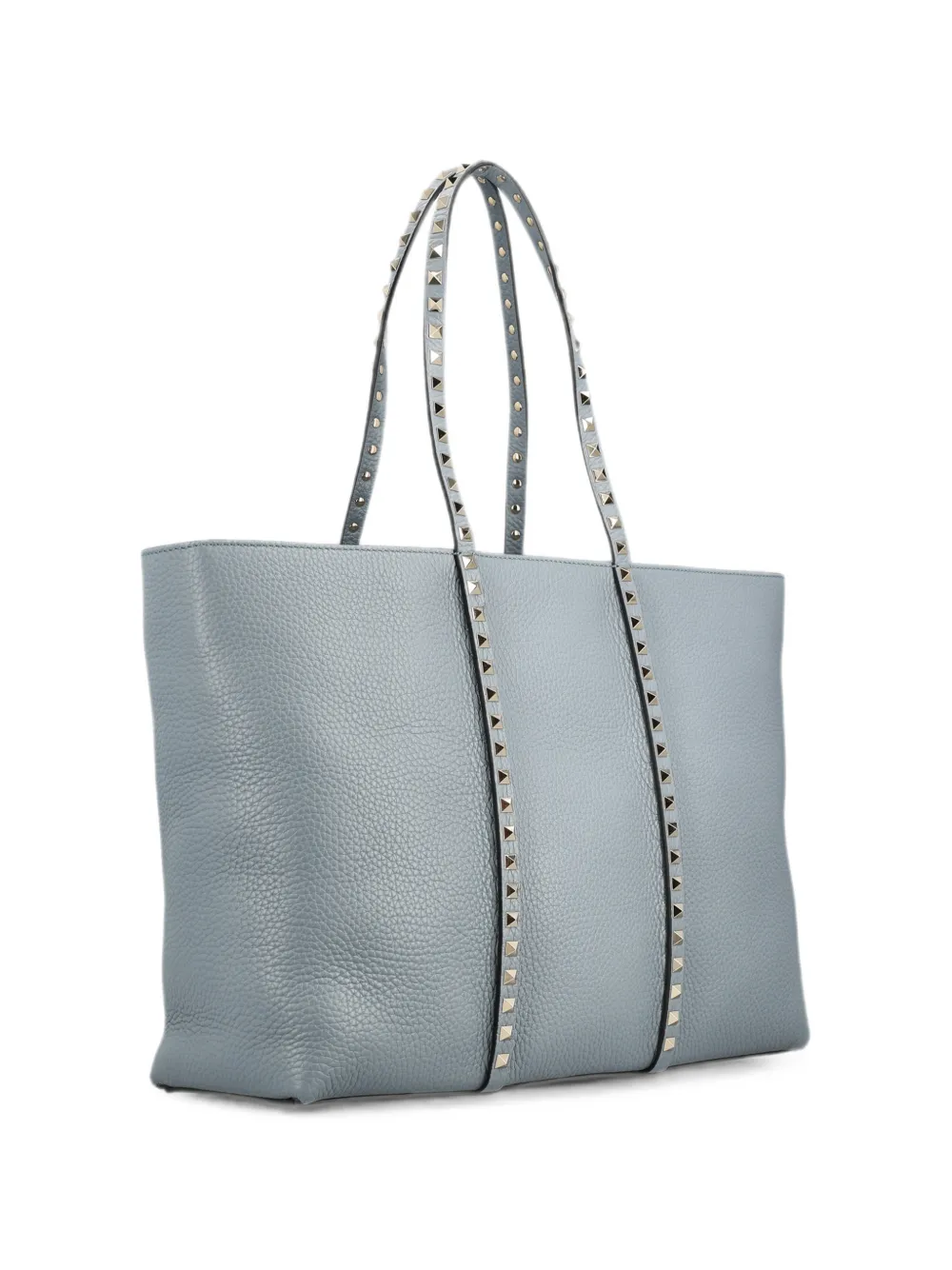 Valentino Garavani Rockstud leather tote bag - Blue