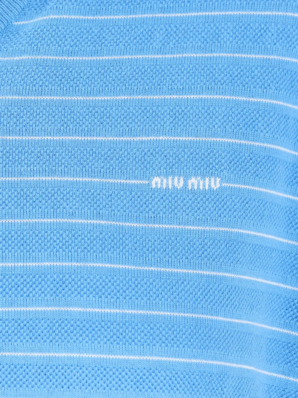 Miu Gestreepte trui Blauw