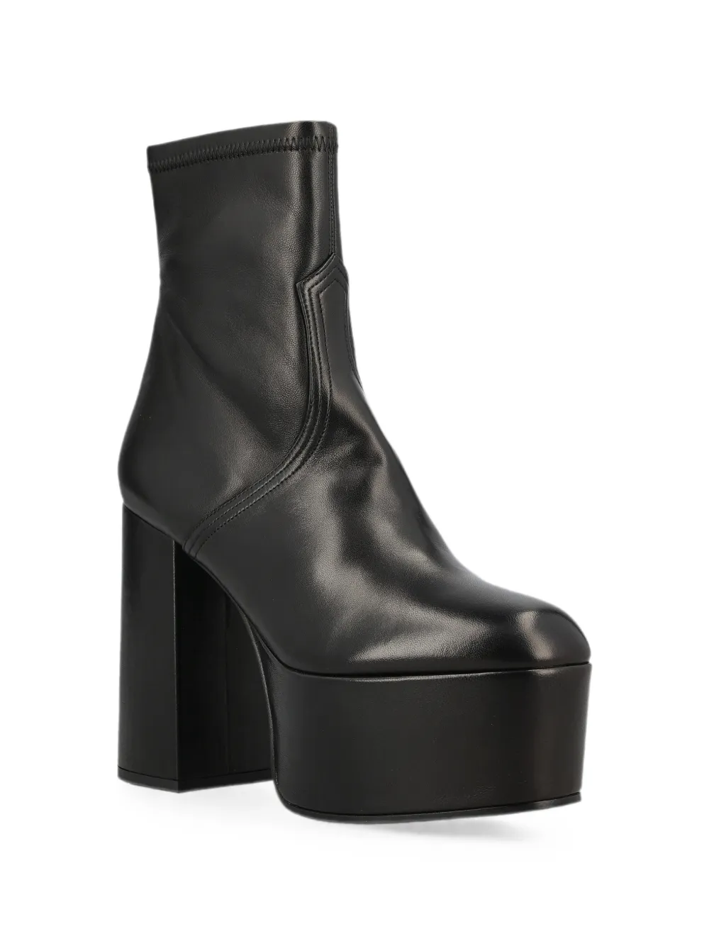Valentino Garavani VLogo Signature platform ankle boots Zwart