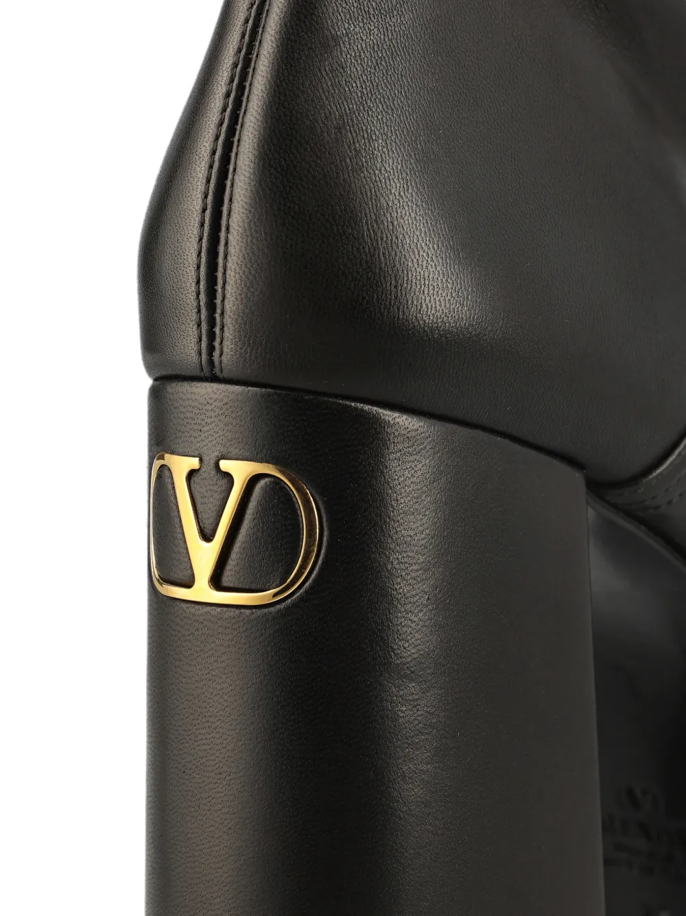 Valentino Garavani VLogo Signature platform ankle boots Zwart