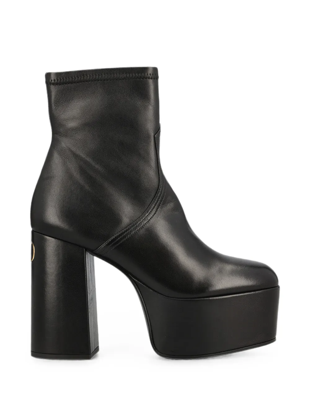 Valentino Garavani VLogo Signature platform ankle boots Zwart
