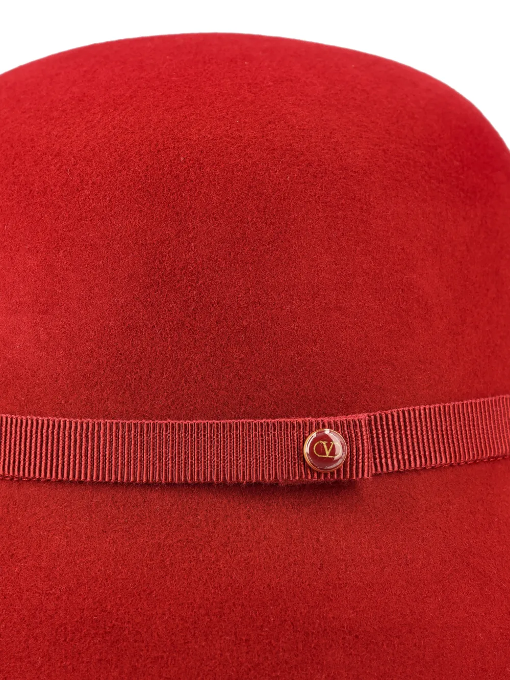 Valentino Garavani VLogo Signature hoed Rood