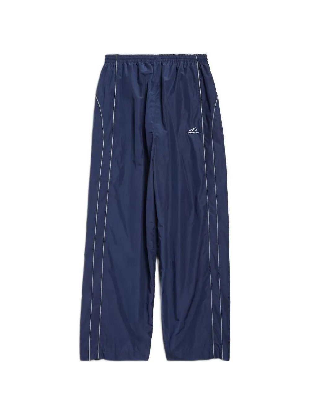 Balenciaga tracksuit trousers in new dark navy techno cotton poplin