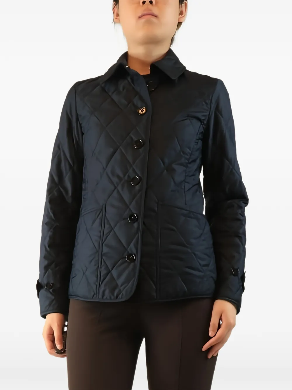 Burberry Pre-Owned Giacca trapuntata - Blu
