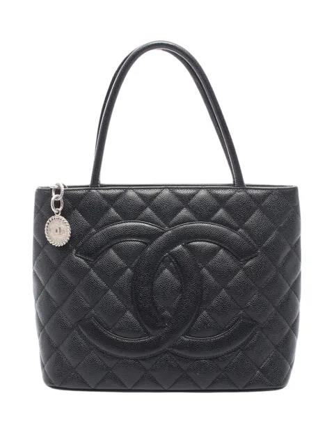 CHANEL Pre-Owned 2000-2002 Caviar Medallion tote bag