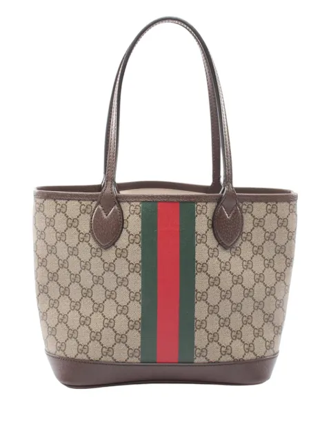 Gucci Pre-Owned bolso shopper Ophidia pequeño con motivo GG Supreme 2016-2026