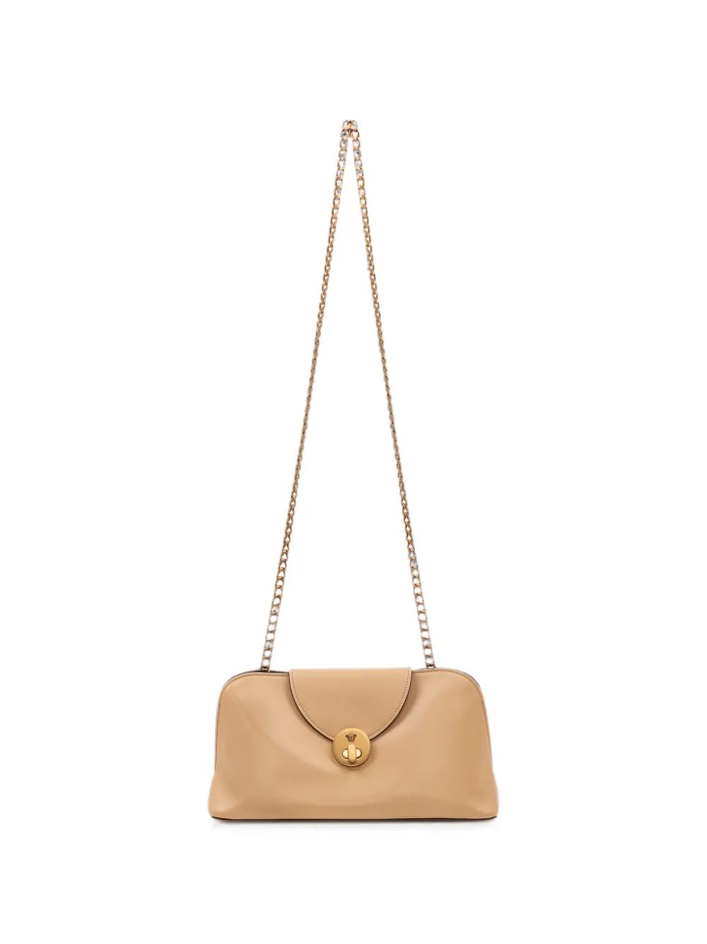Versace Schoudertas met Medusa plakkaat Beige