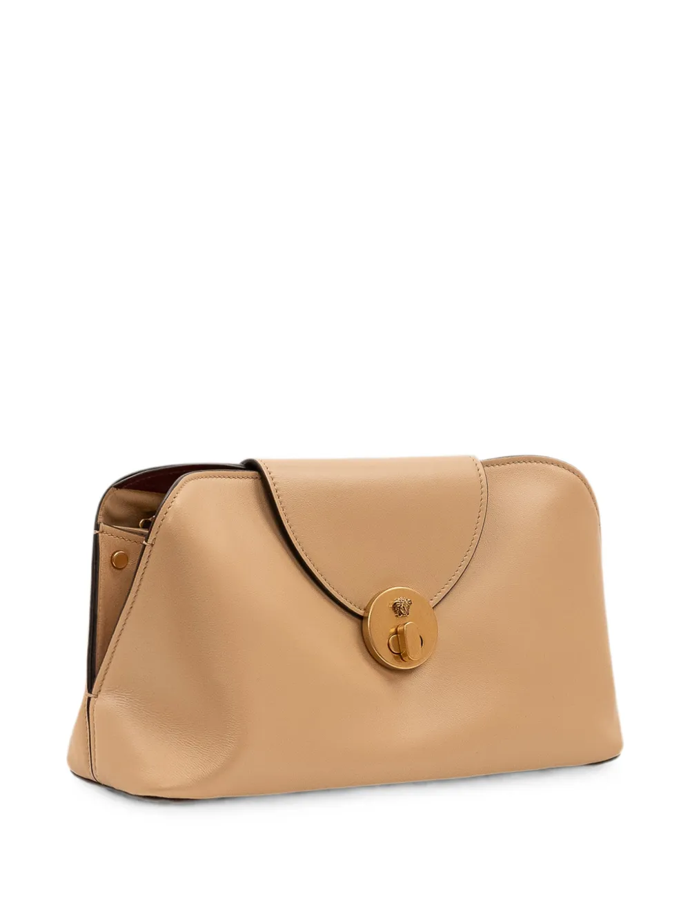 Versace Schoudertas met Medusa plakkaat Beige