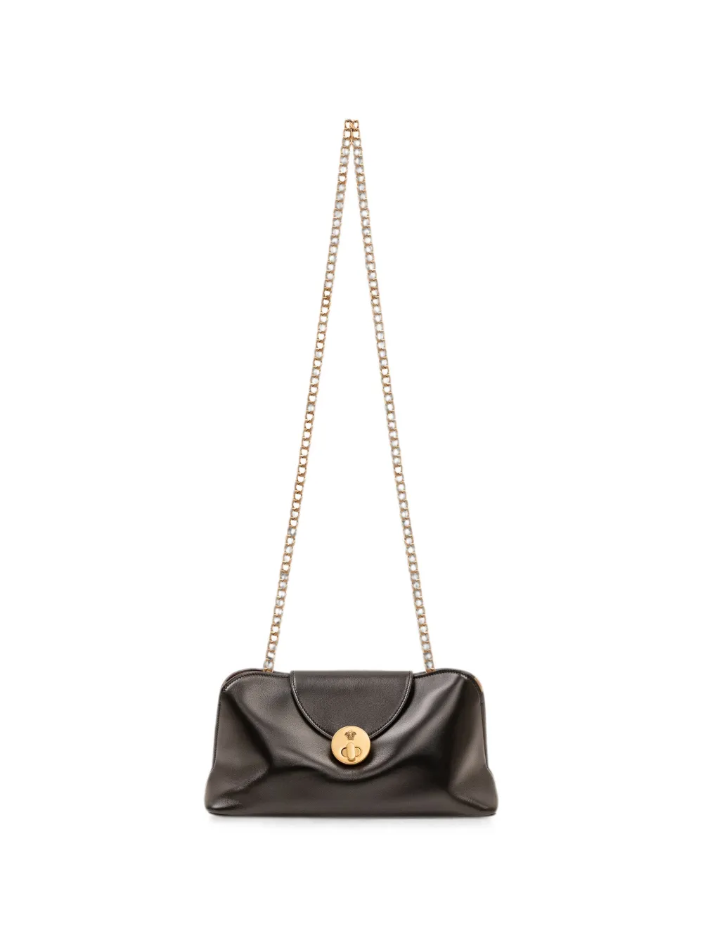 Versace Kleine Medusa 95 leren crossbodytas Zwart