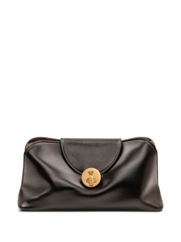 Versace Small Medusa '95 Leather Cross Body Bag in Black