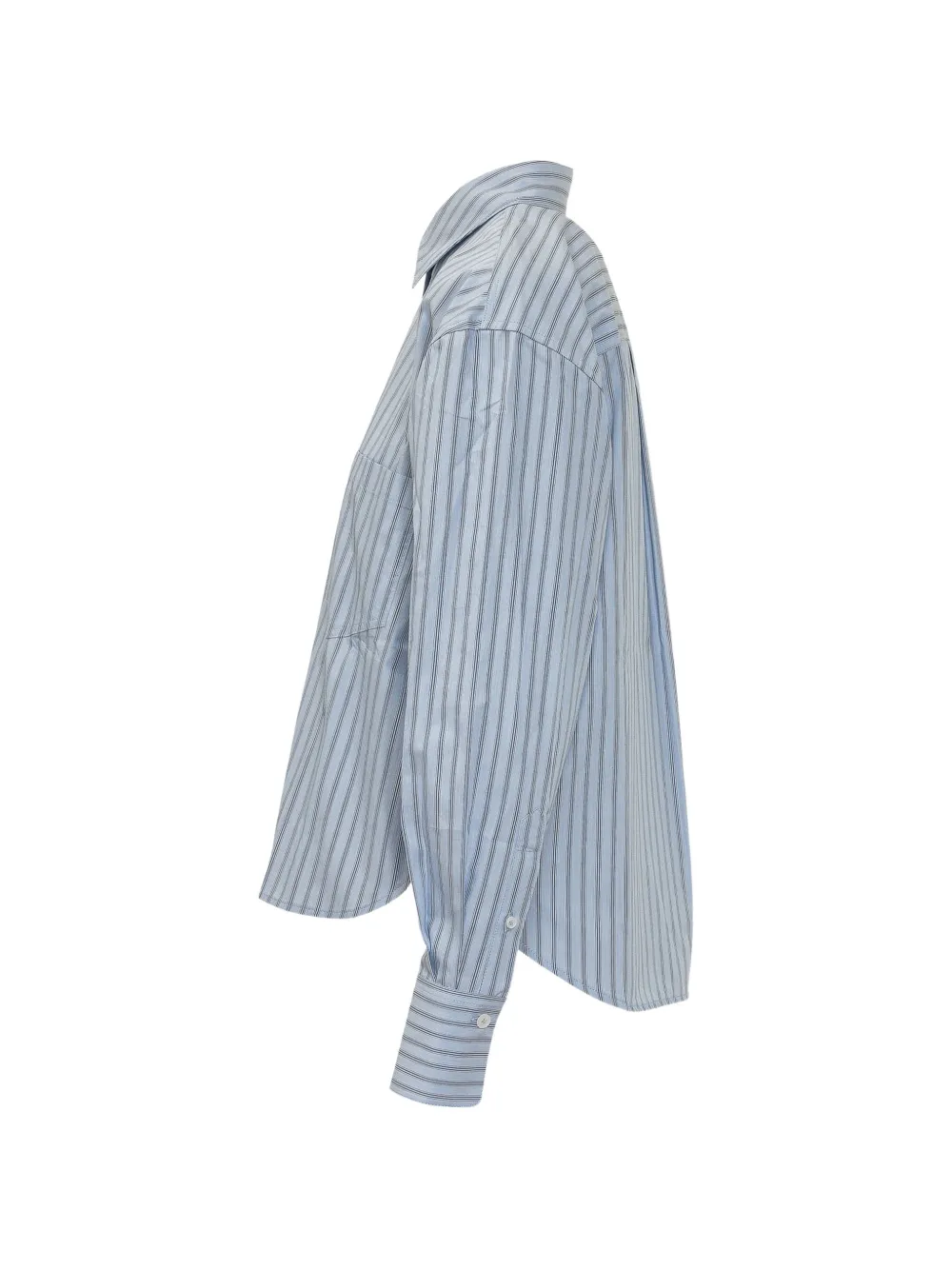 Victoria Beckham Ellys gestreepte blouse Blauw