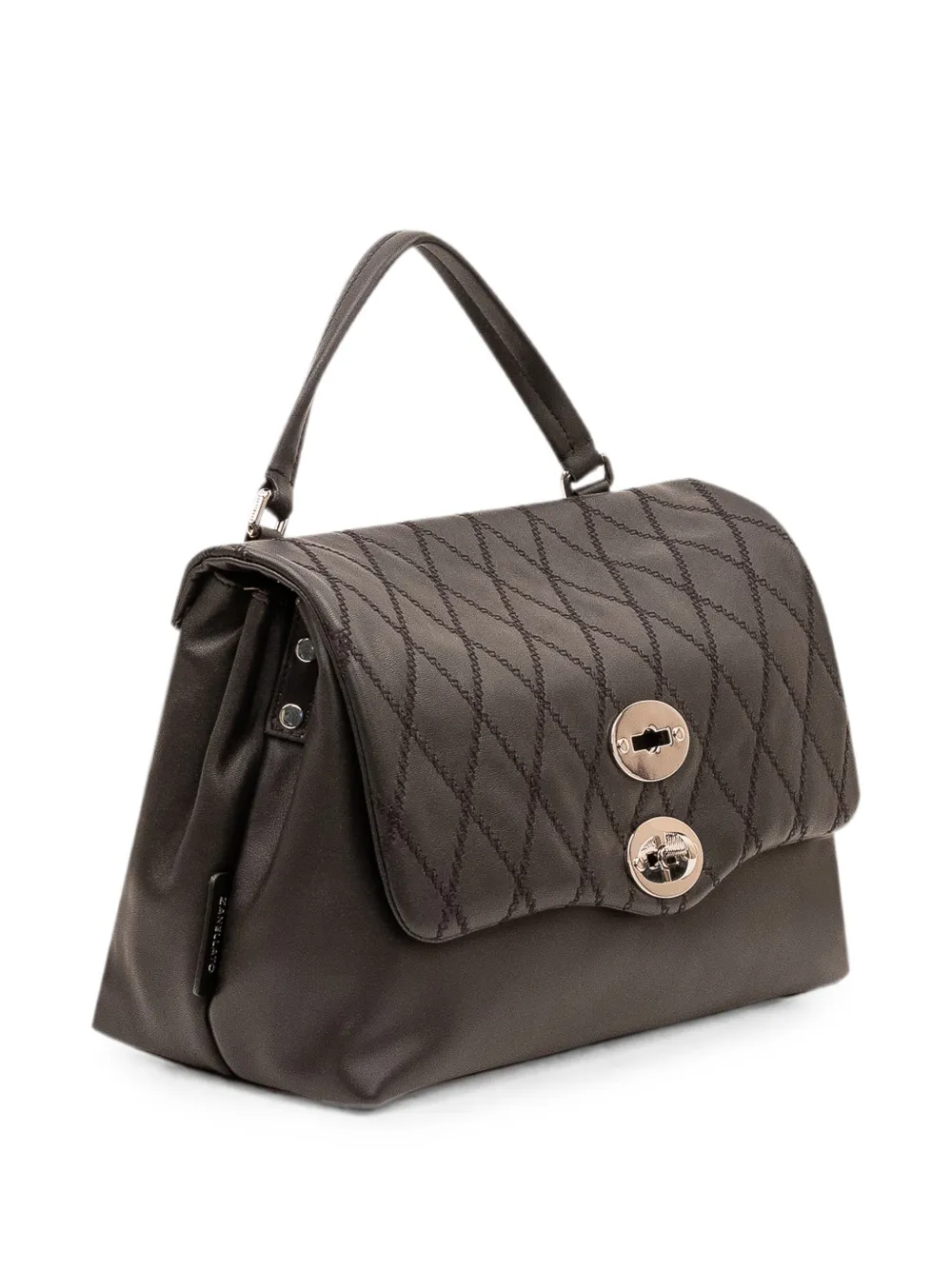 Zanellato Postina Trame S gewatteerde shopper Bruin