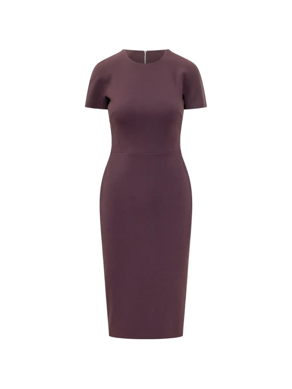 Victoria Beckham Claude zip-fastening midi dress - Violett
