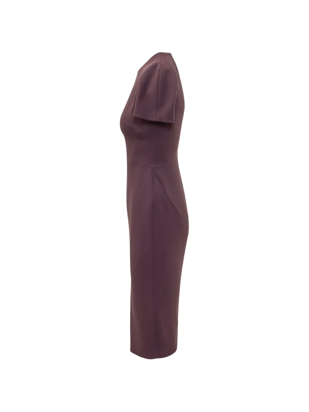 Victoria Beckham Claude midi-jurk met ritssluiting Paars
