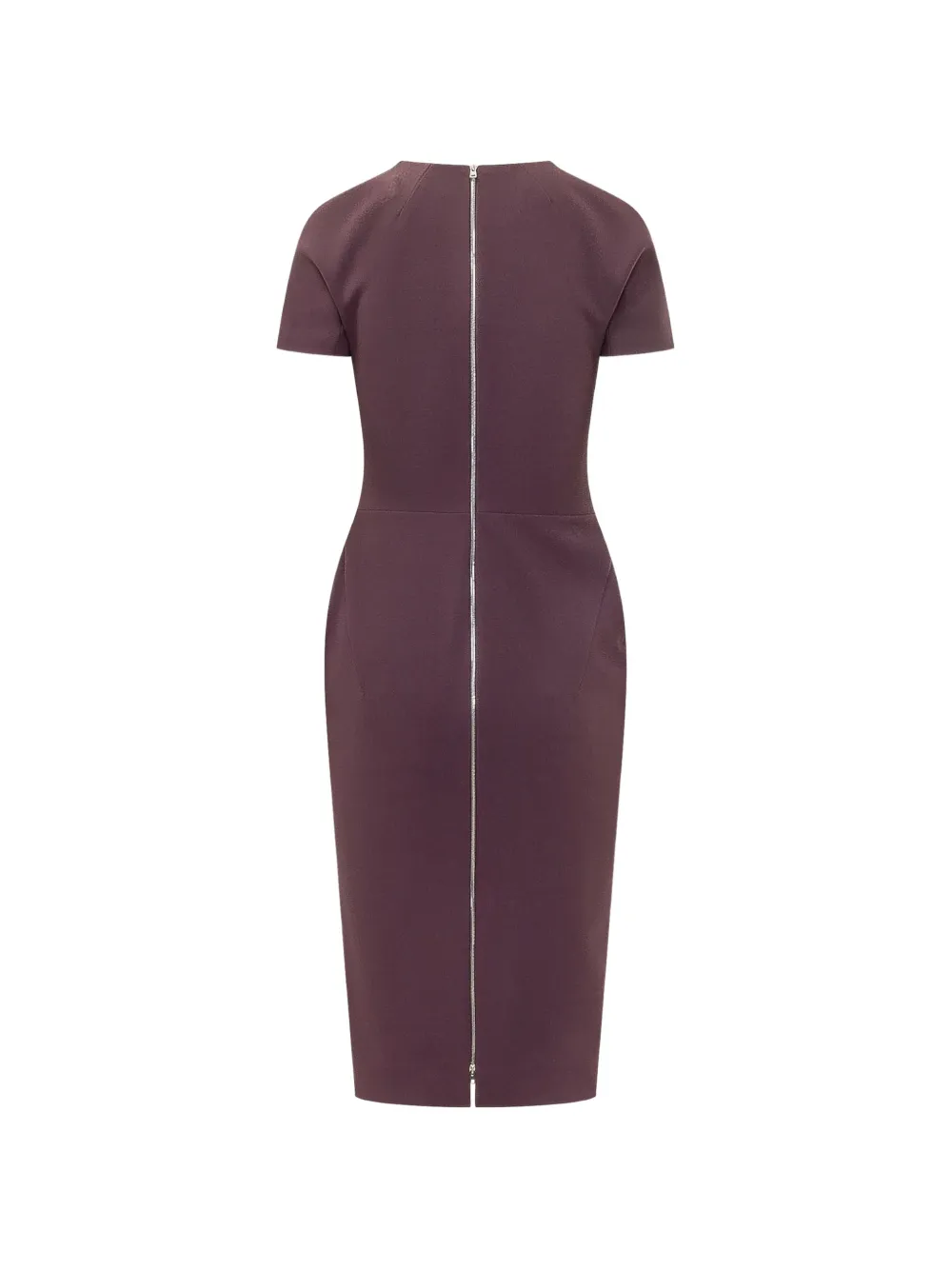Victoria Beckham Claude midi-jurk met ritssluiting Paars