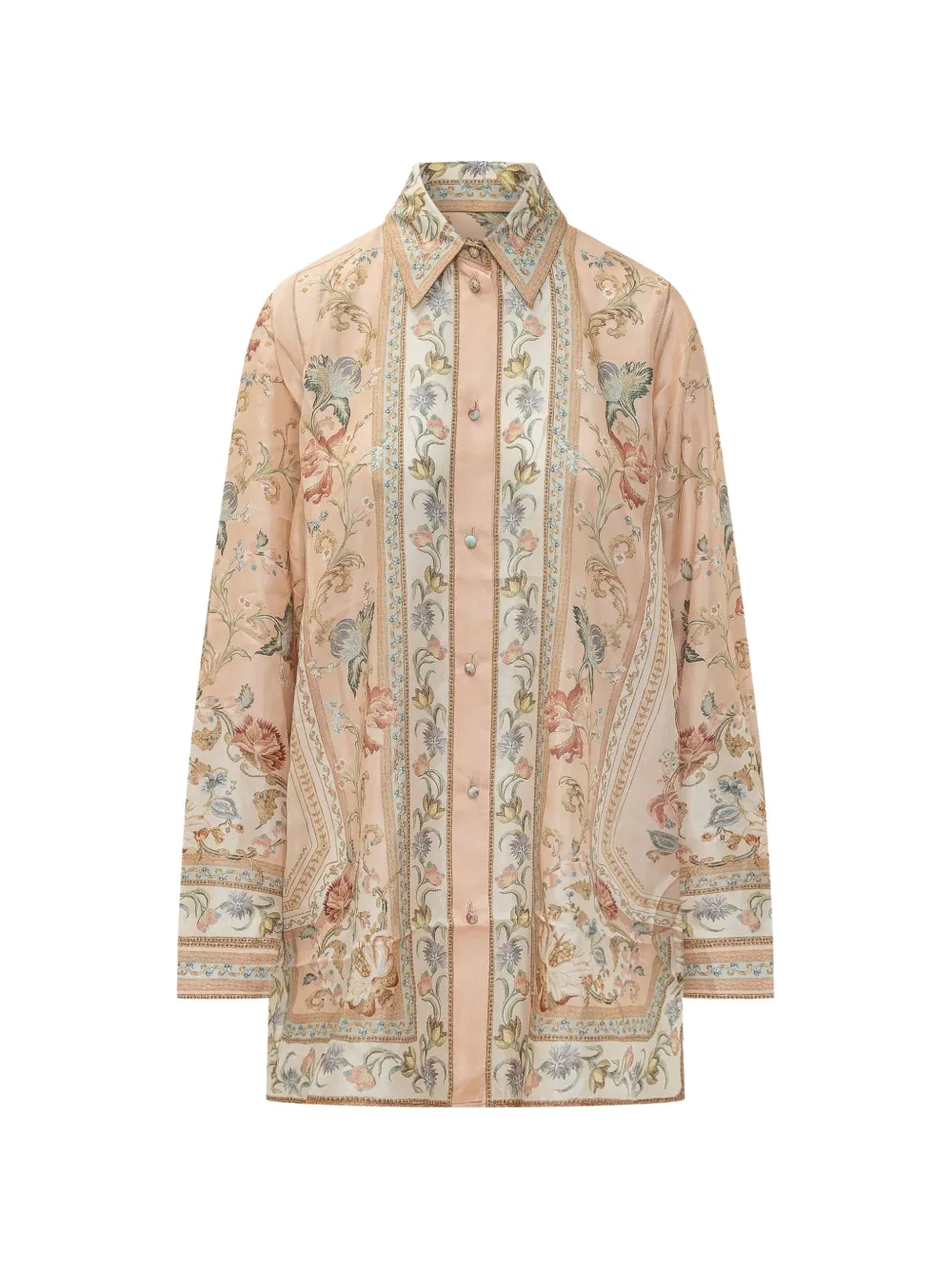ZIMMERMANN Roselight paisley-print shirt - Rosa