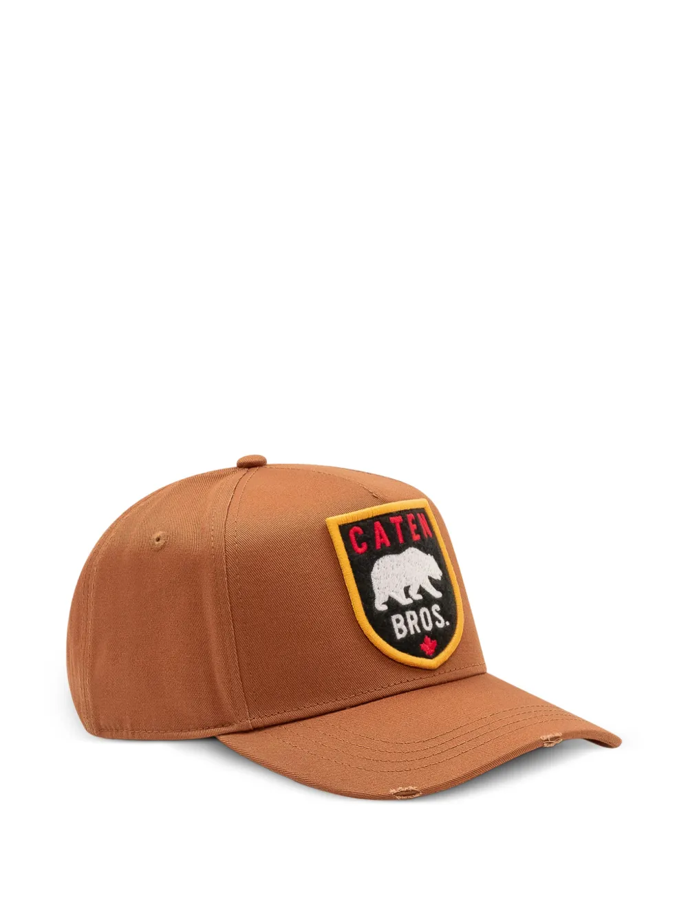DSQUARED2 Honkbalpet met logopatch Bruin