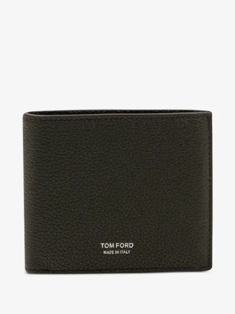 TOM FORD grainy leather bifold wallet
