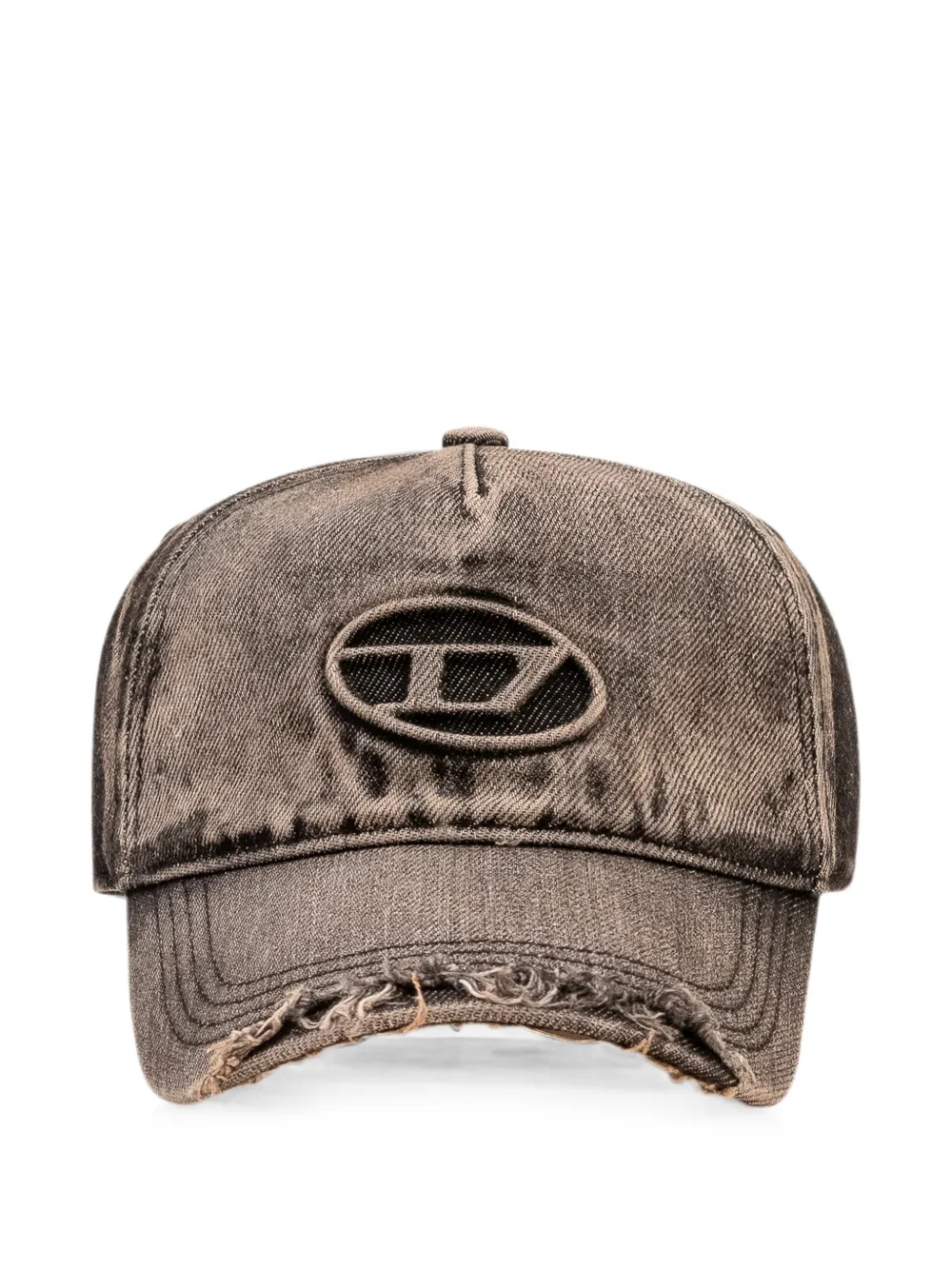 Diesel Oval D baseball cap - Grigio