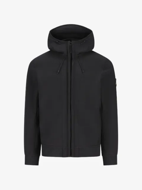 Stone Island جاكيت بهودي وشارة شعار الماركة