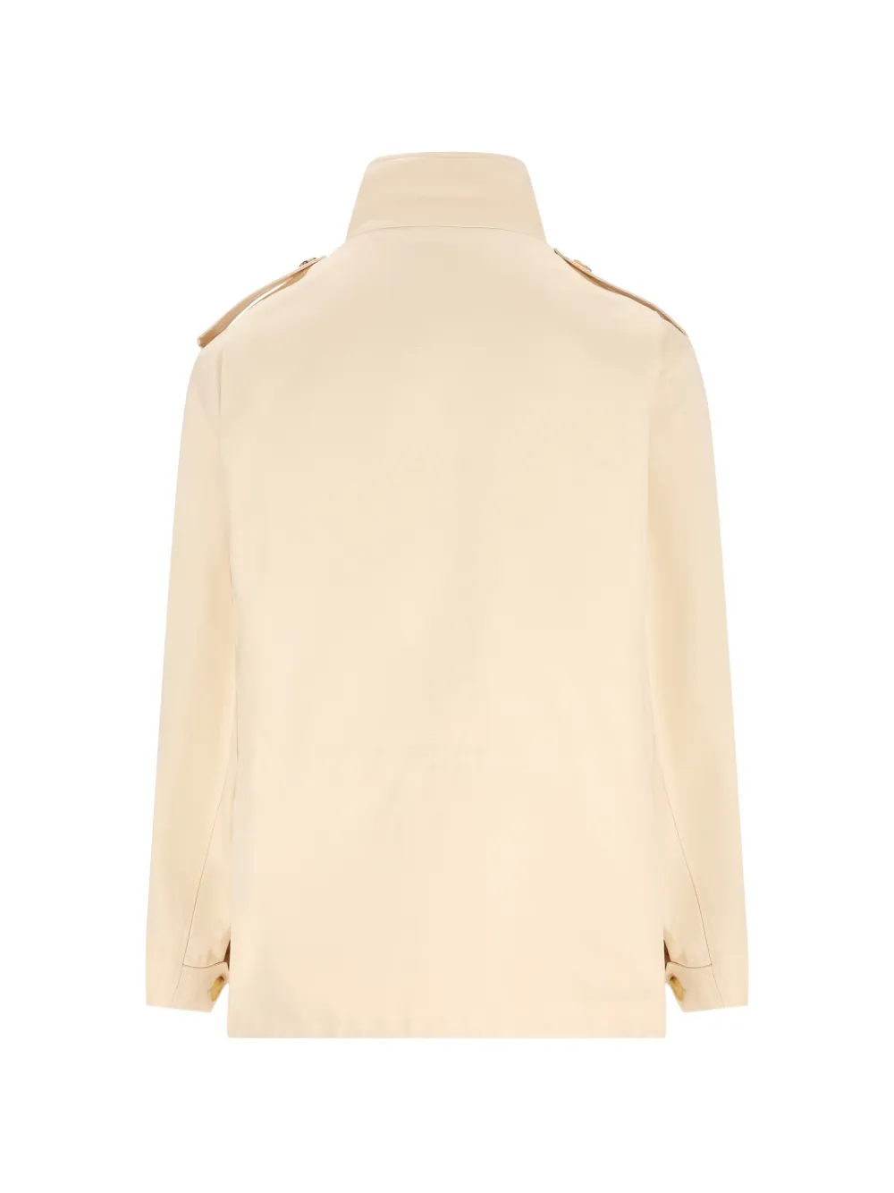 Valentino Garavani Cargo jack met hoge kraag Beige