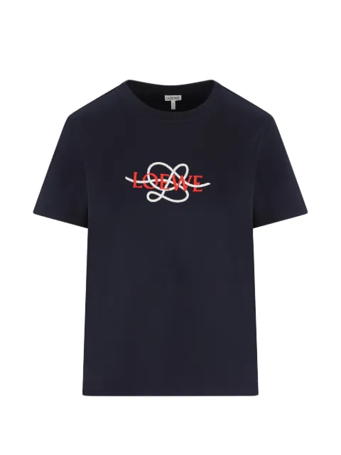 LOEWE playera con logo bordado